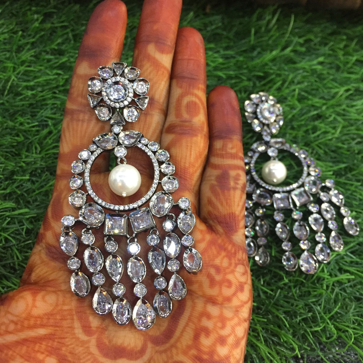 American diamond earrings