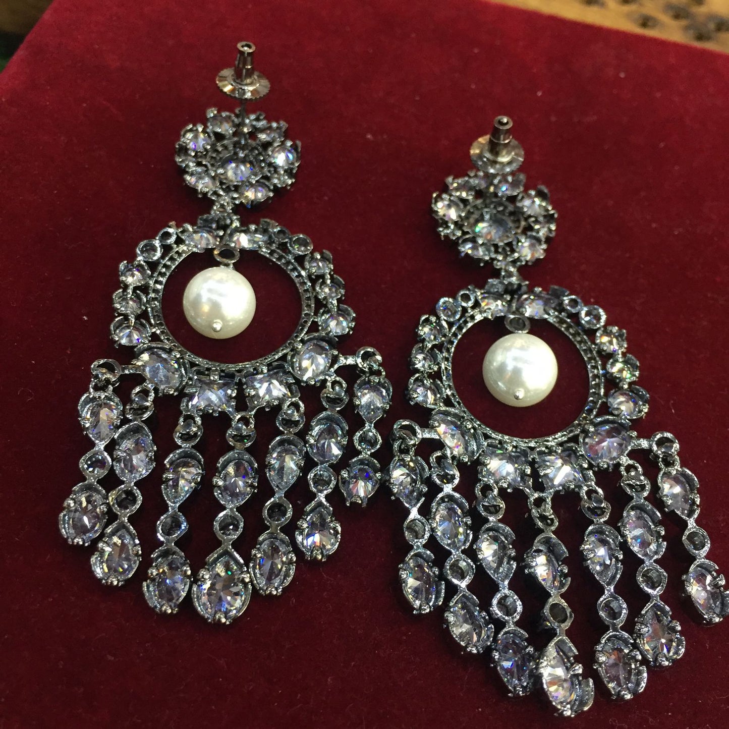 American diamond earrings