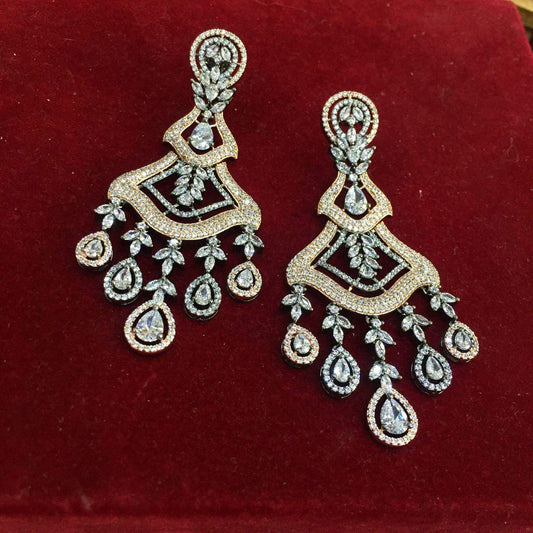 American diamond earrings 464364 - Vijay & Sons