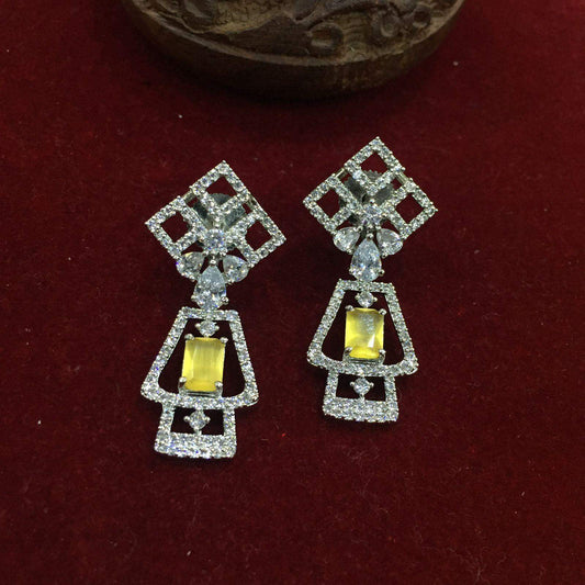 American Diamond Earrings 45543 - Vijay & Sons
