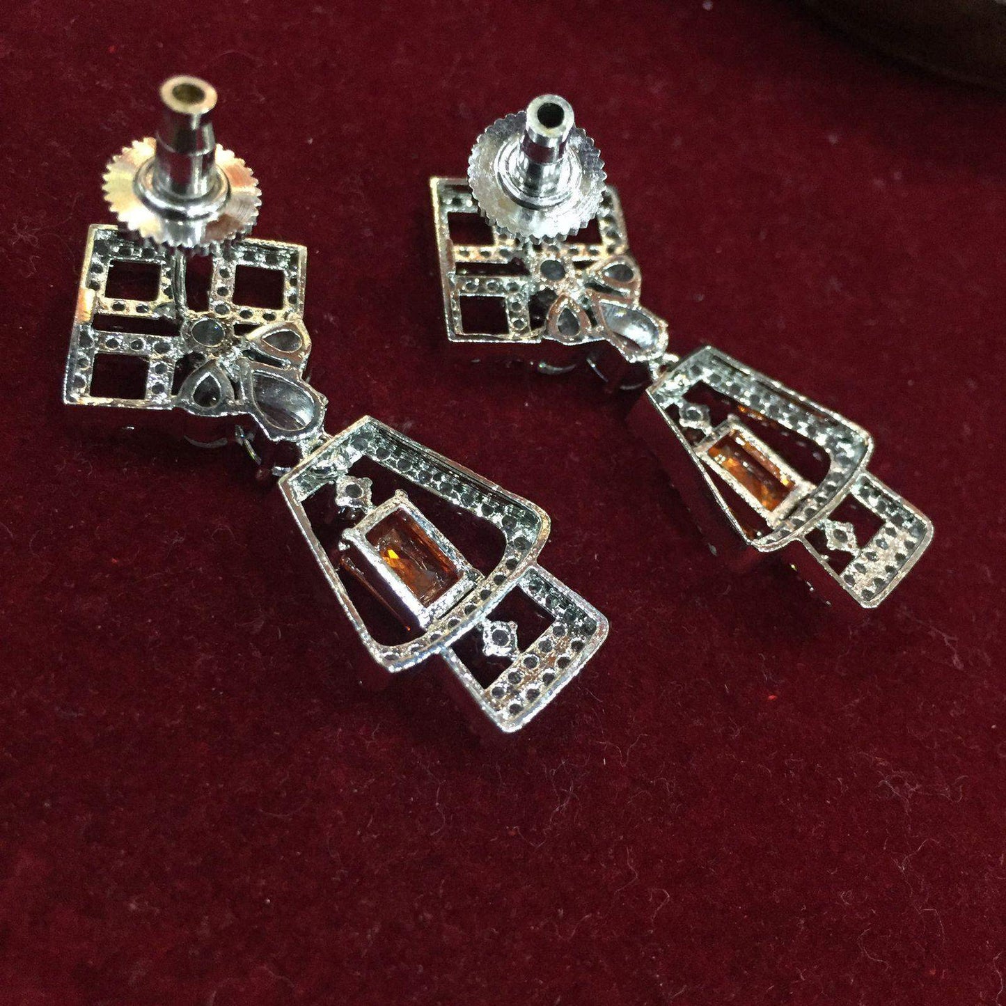 American Diamond Earrings 4543 - Vijay & Sons