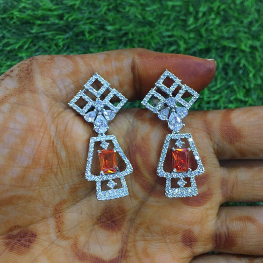 American Diamond Earrings 4543 - Vijay & Sons