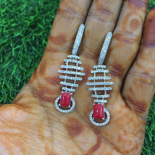 American Diamond Earrings 4544 - Vijay & Sons