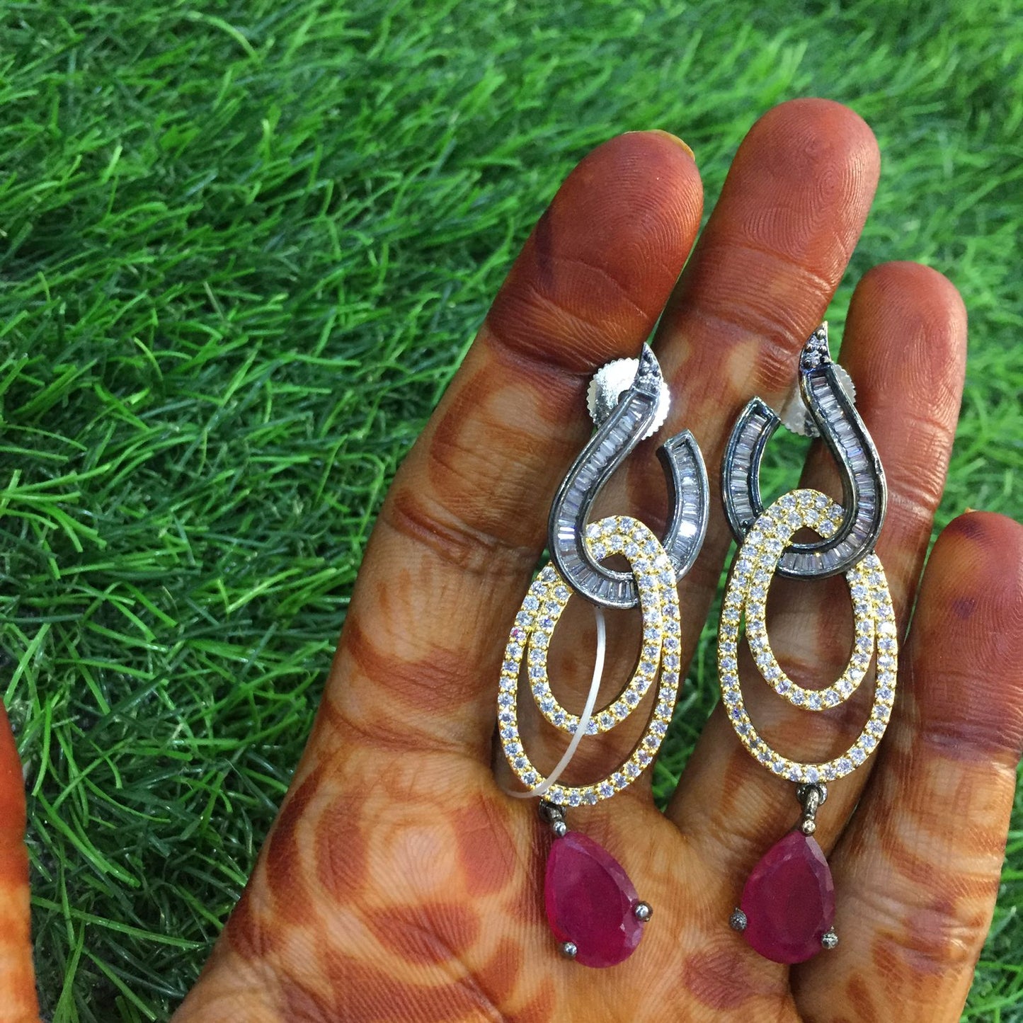 American Diamond Earrings 45644