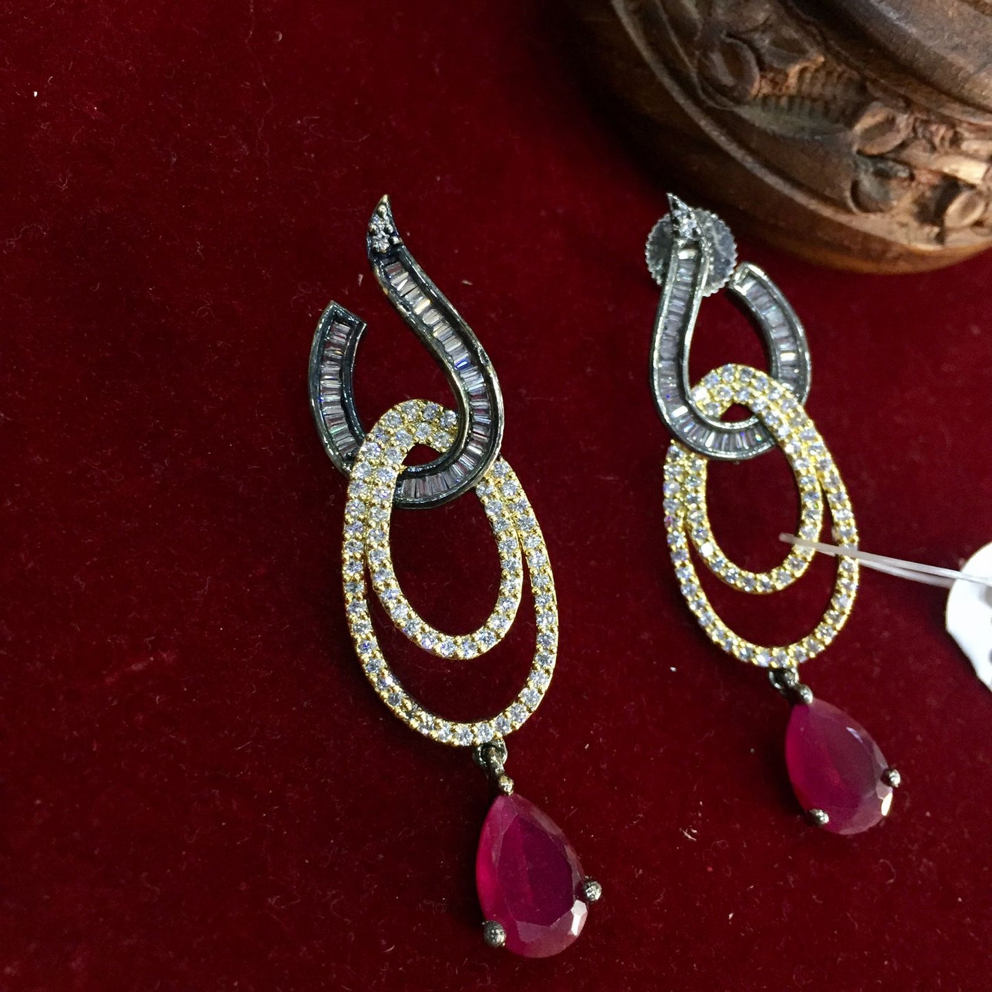 American Diamond Earrings 45644