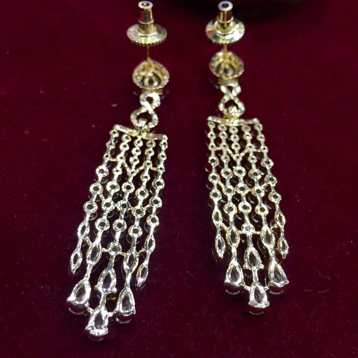 American Diamond Earrings 455345 - Vijay & Sons