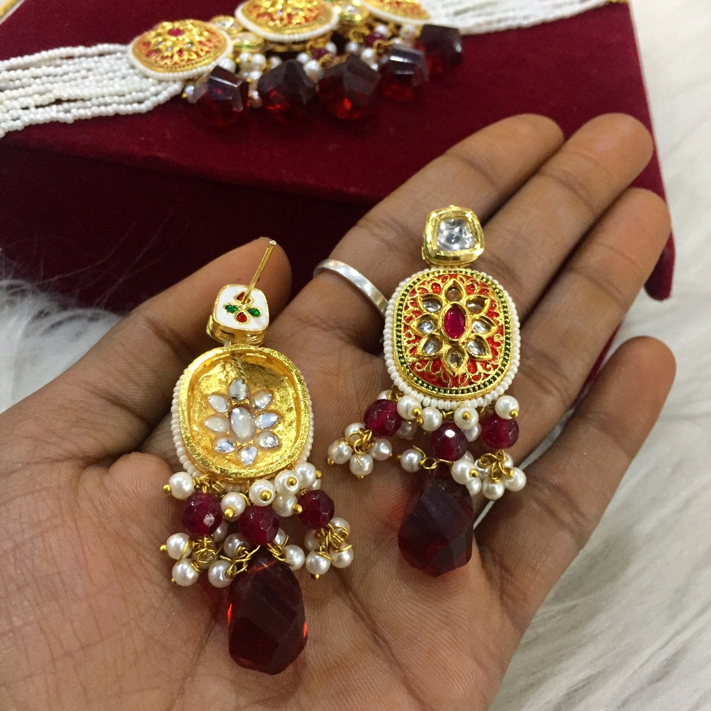 Kundan Necklace Set 567742