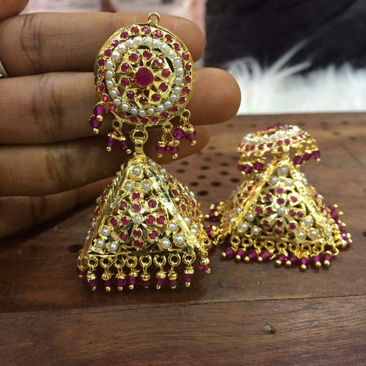 Jadau Earrings 567853 - Vijay & Sons