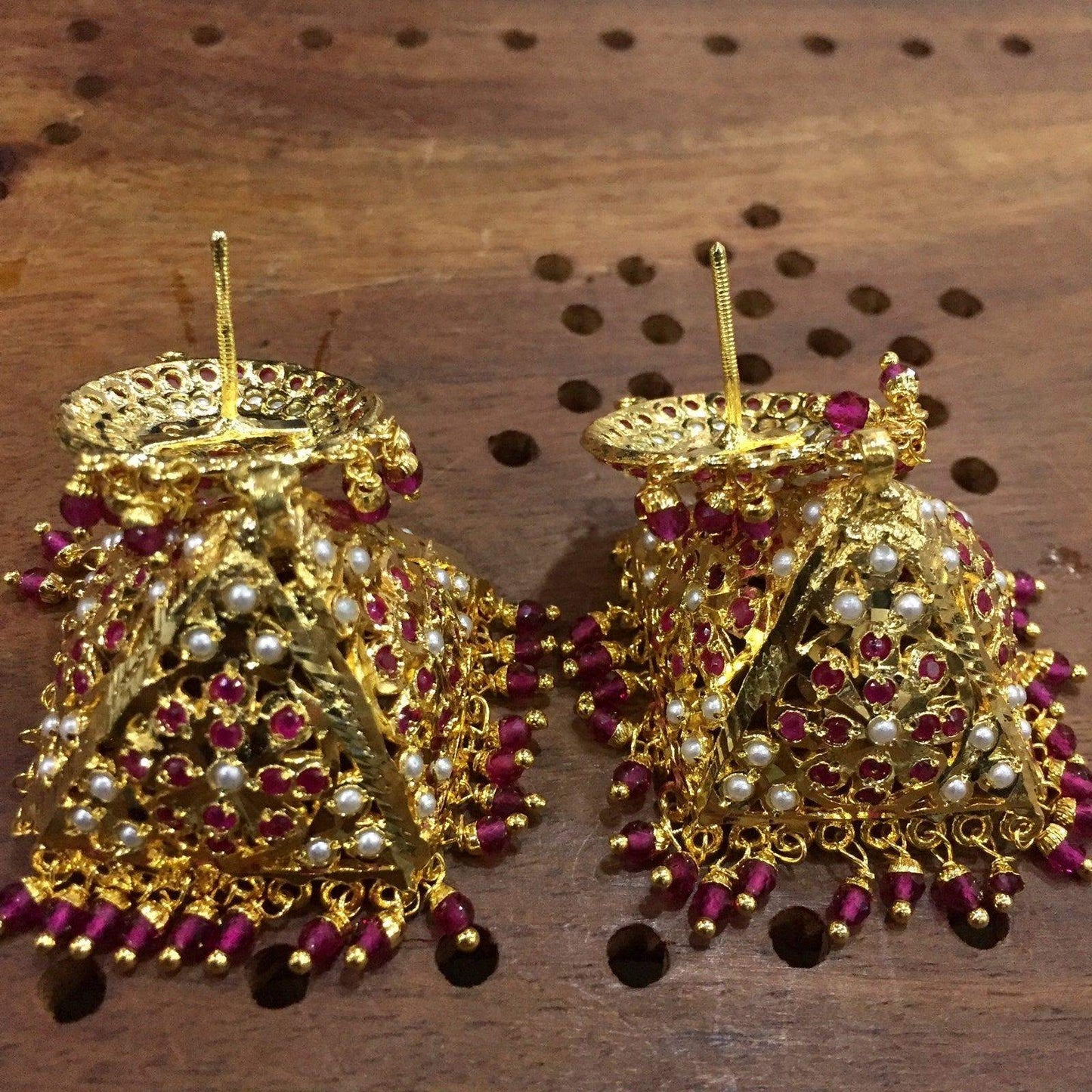 Jadau Earrings 567853 - Vijay & Sons