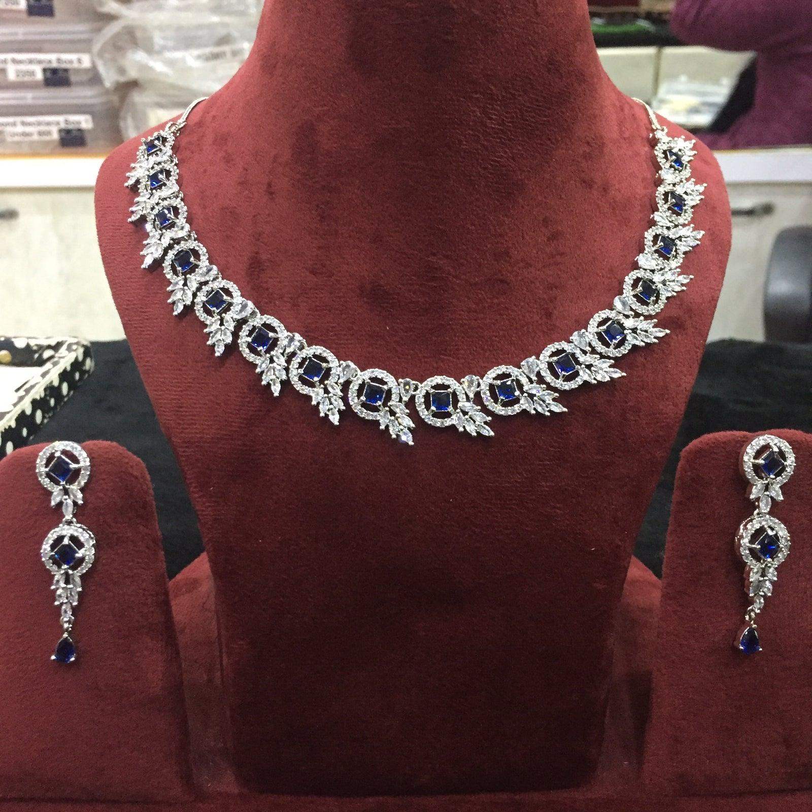 Diamond necklace 334576 - Vijay & Sons