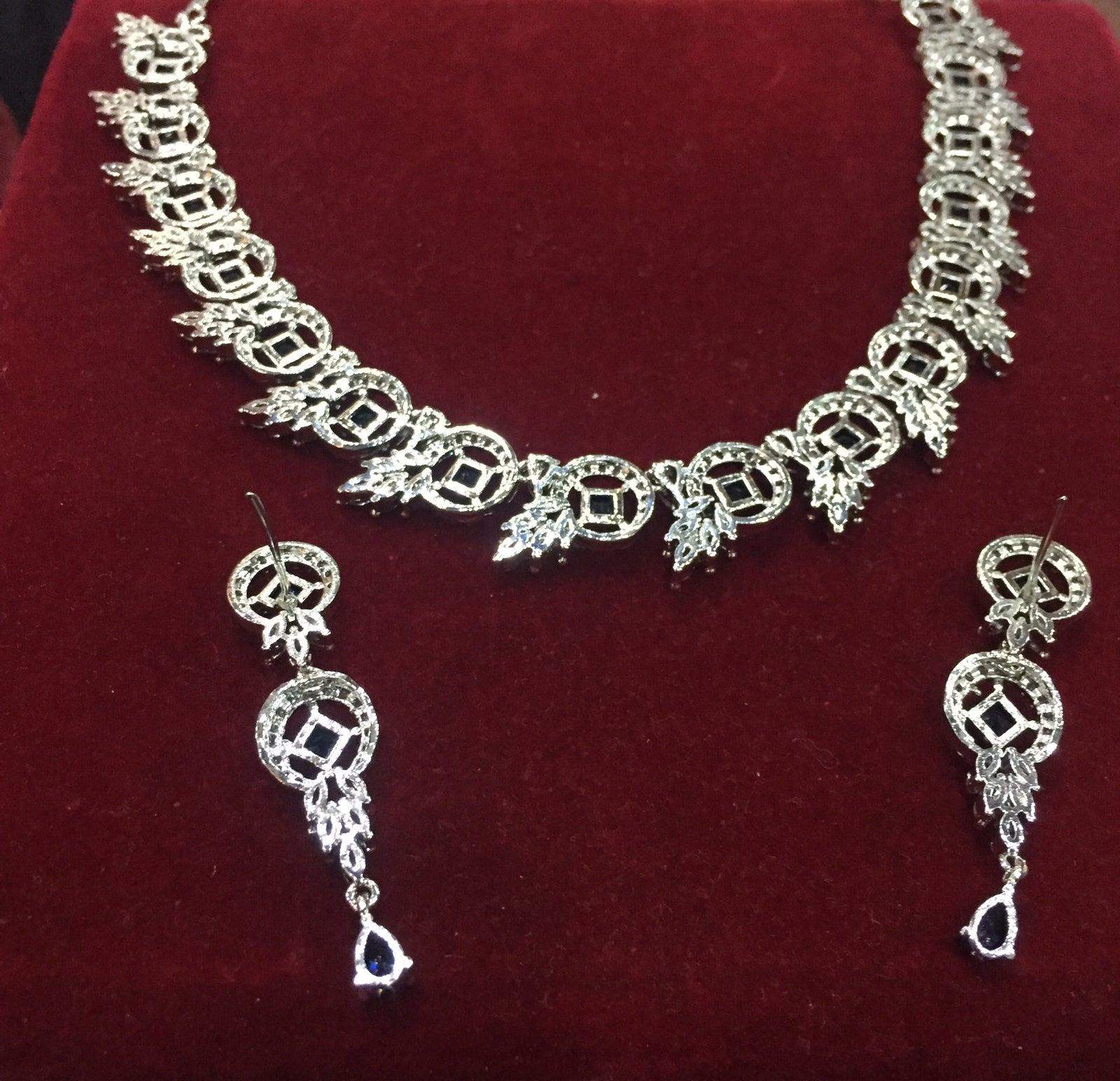 Diamond necklace 334576 - Vijay & Sons