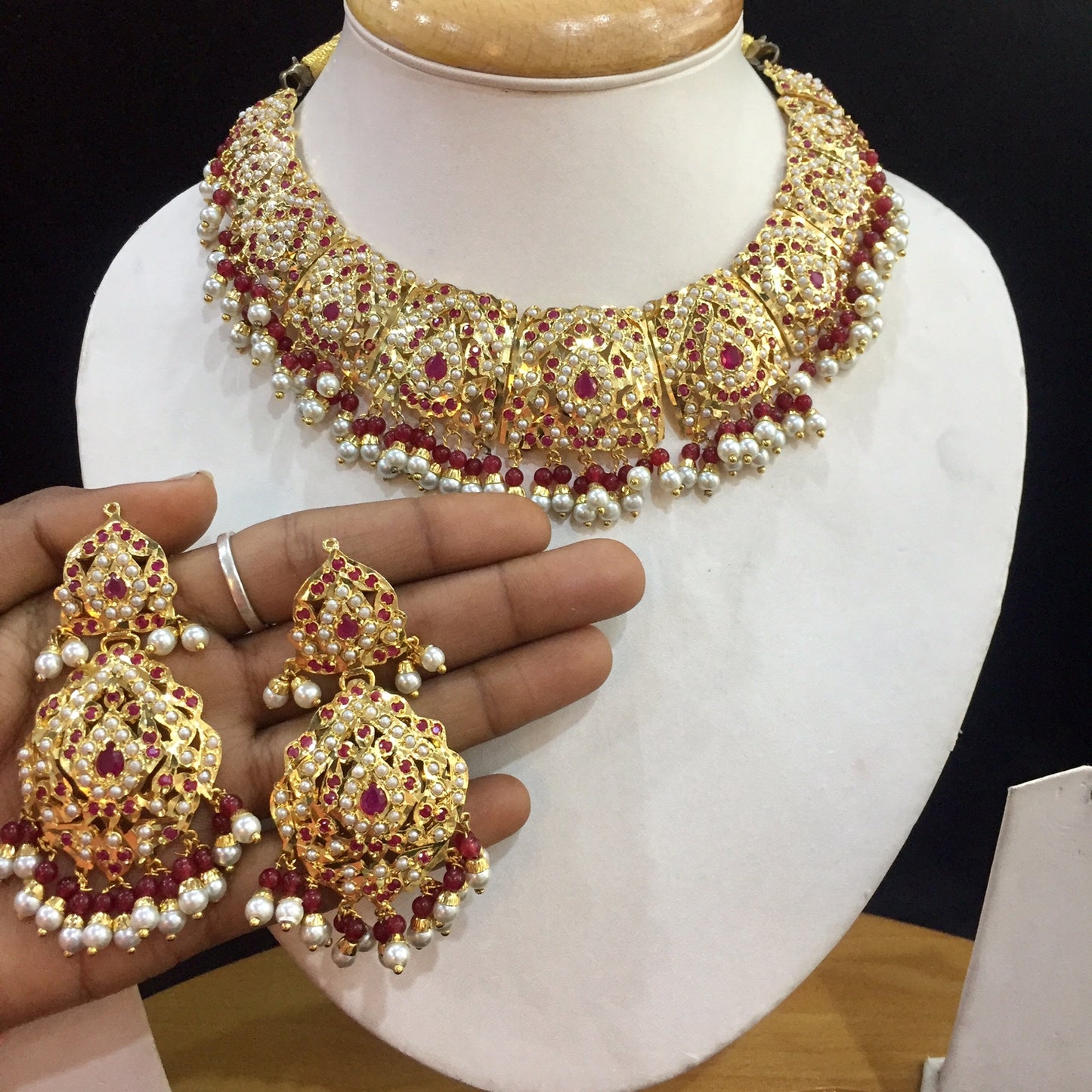 Jadau Necklace set 585749