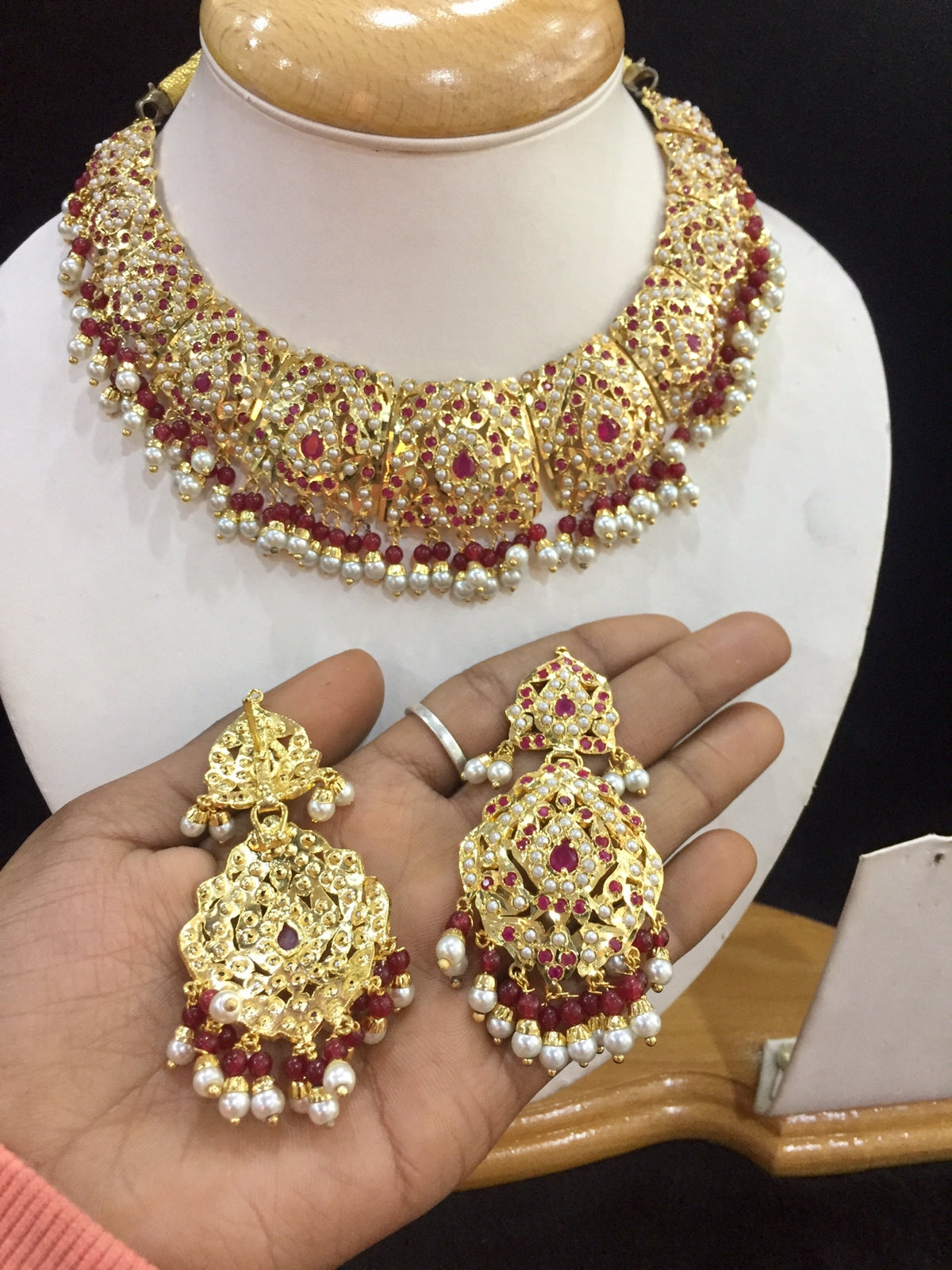 Jadau Necklace set 585749