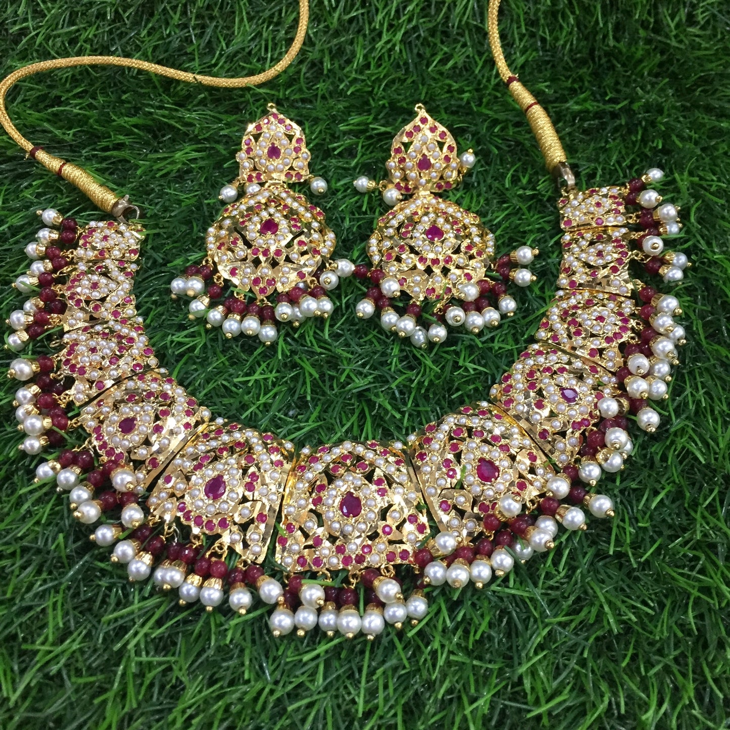 Jadau Necklace set 585749