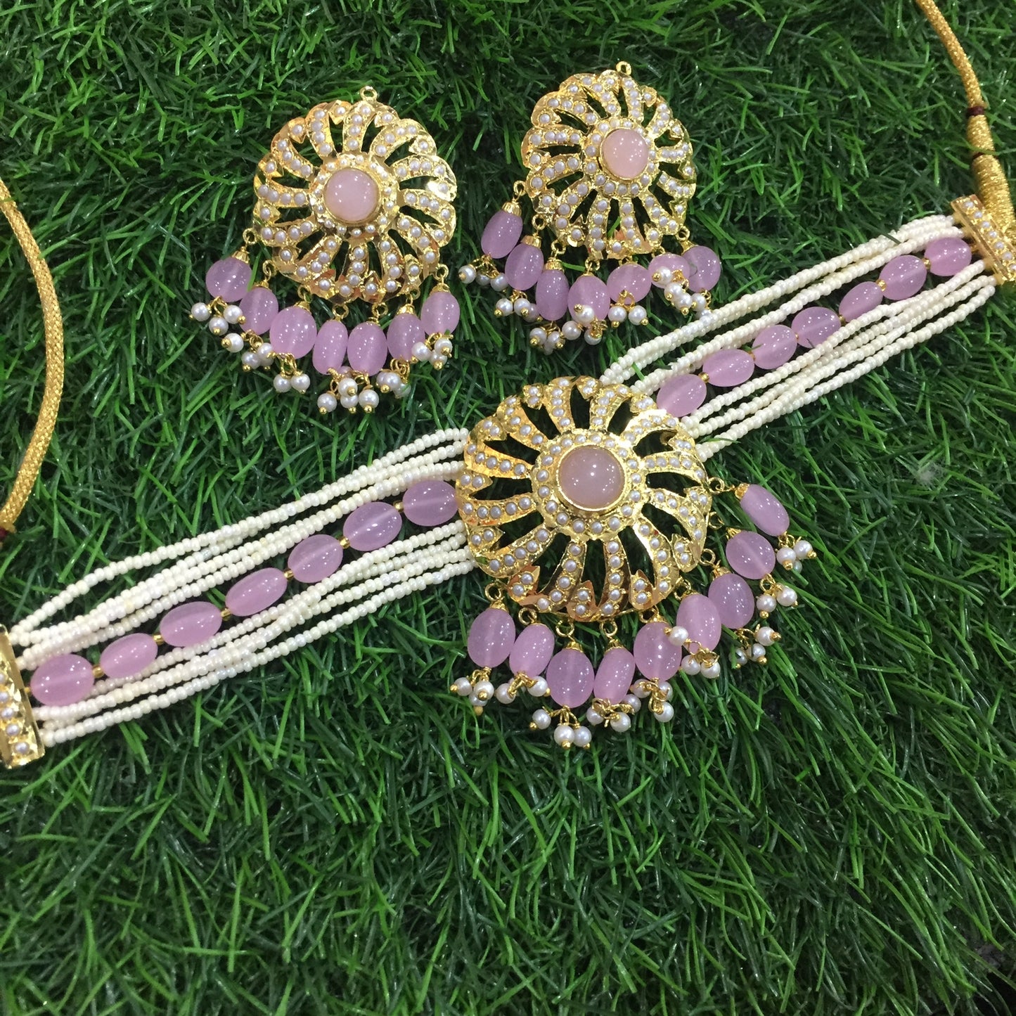 Jadau Necklace sets 57643