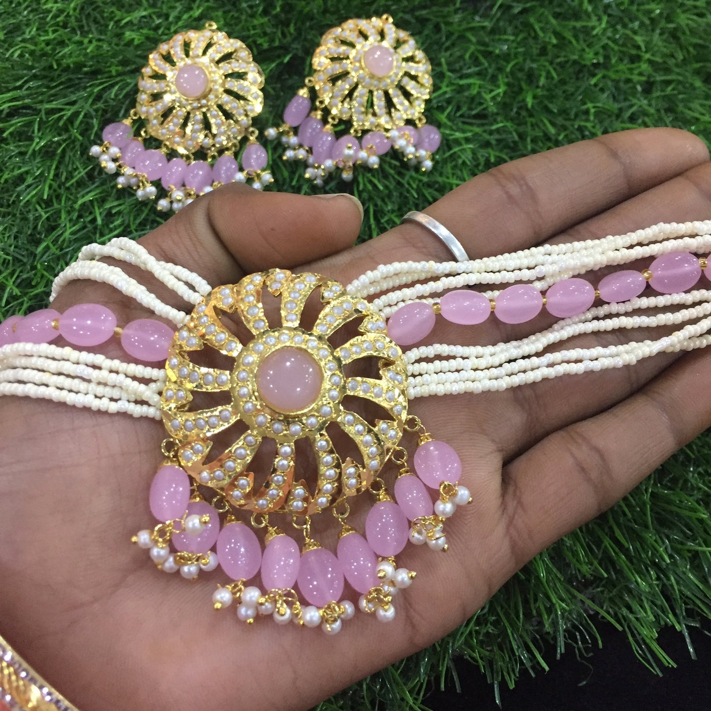 Jadau Necklace sets 57643