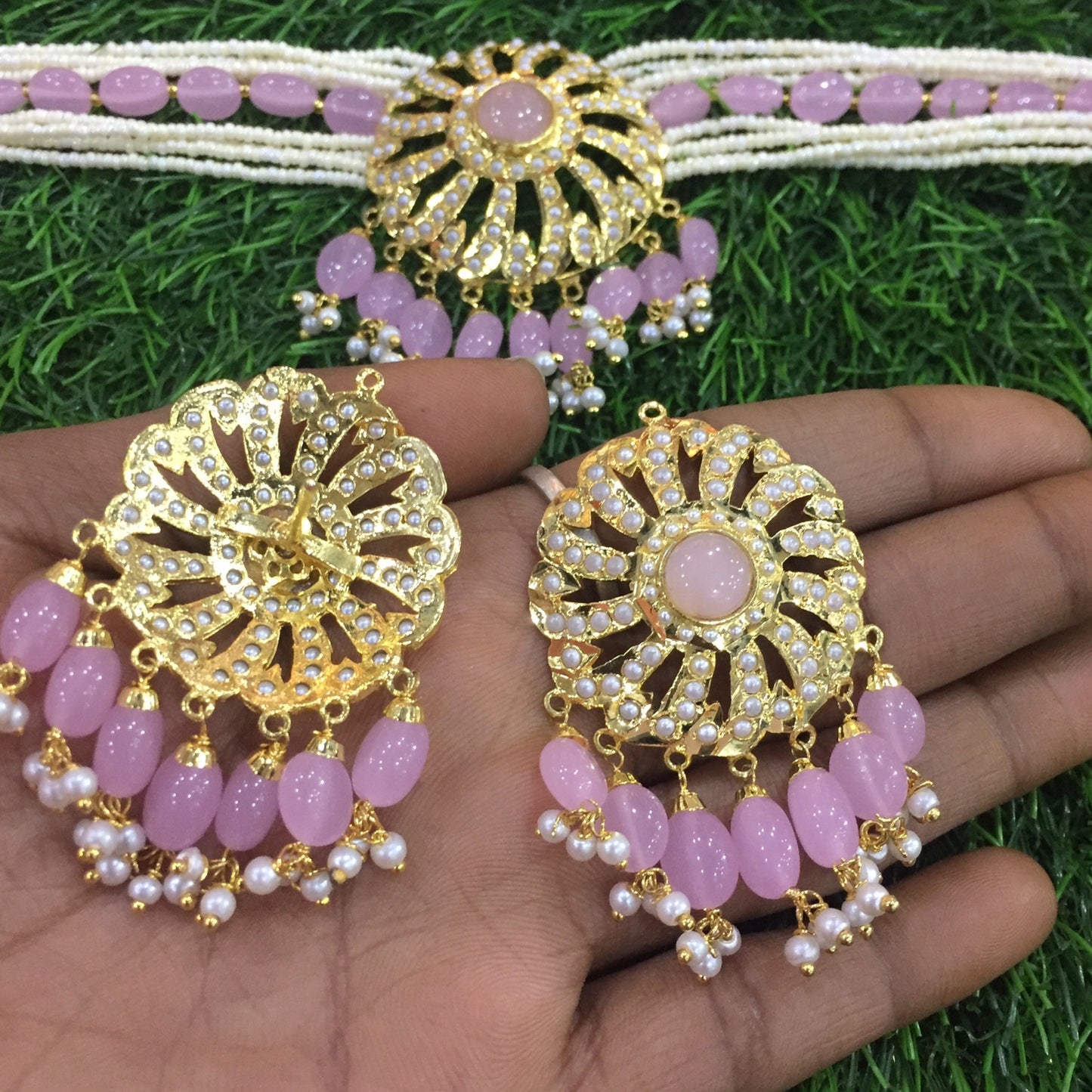 Jadau Necklace sets 57643