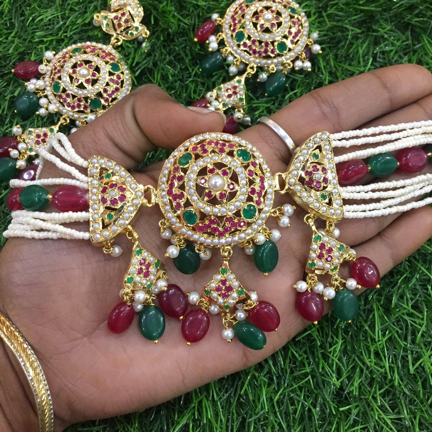 Jadau Necklace sets 4445543