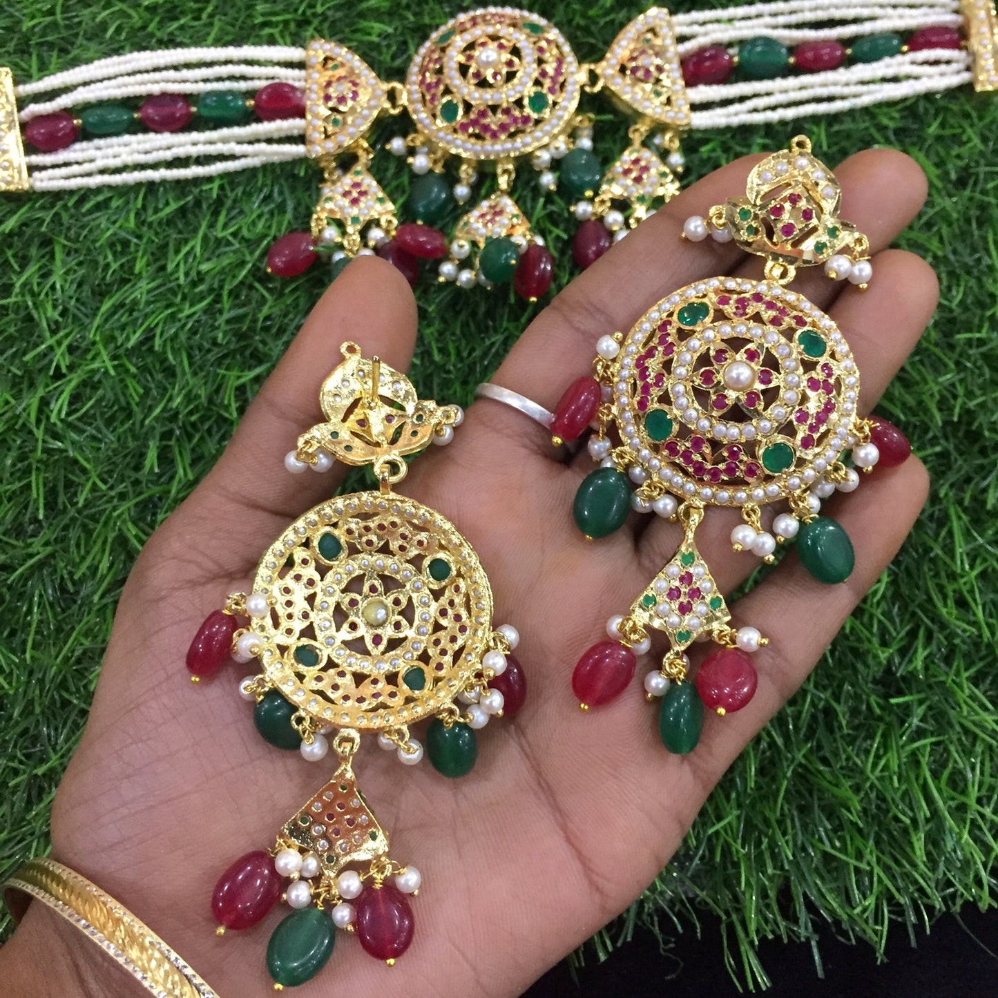 Jadau Necklace sets 4445543