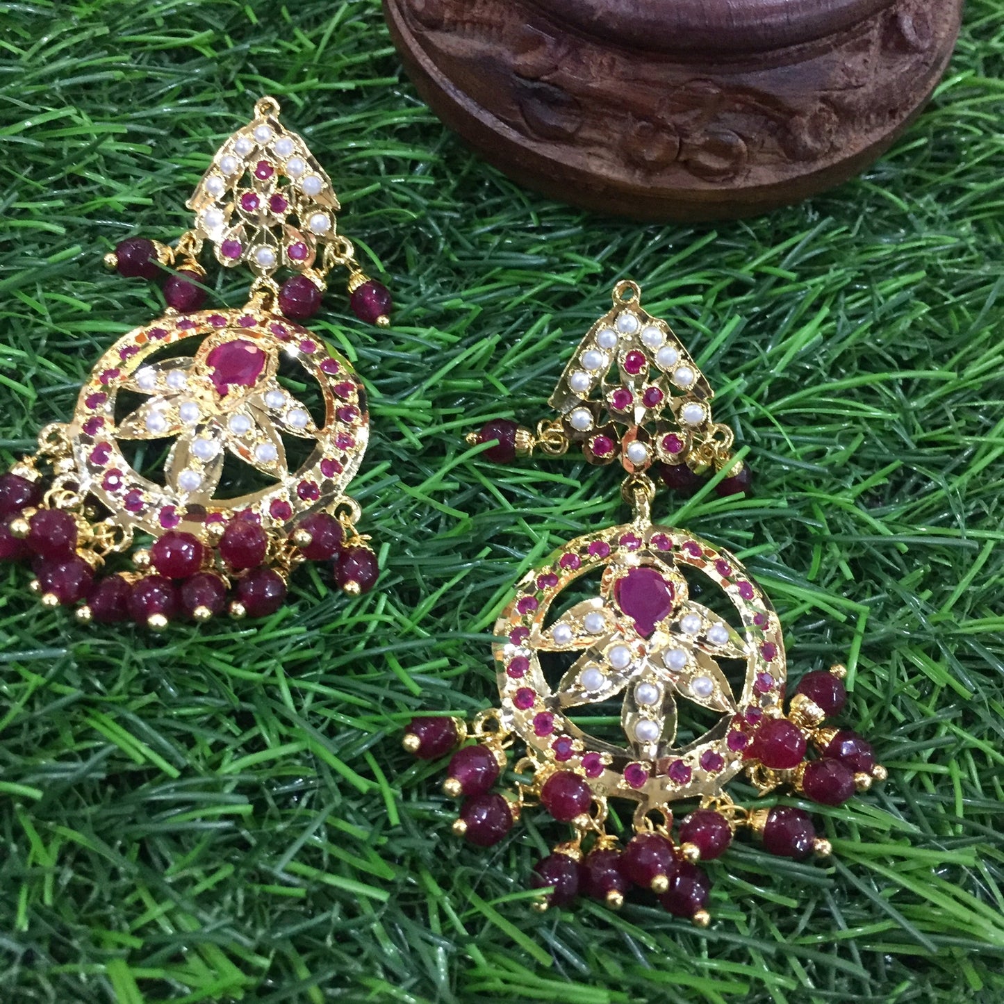 Jadau Earrings 45654