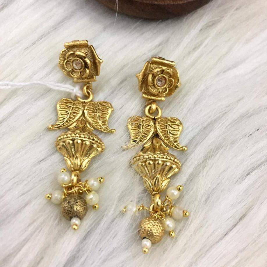 Antique Earrings 357805 - Vijay & Sons