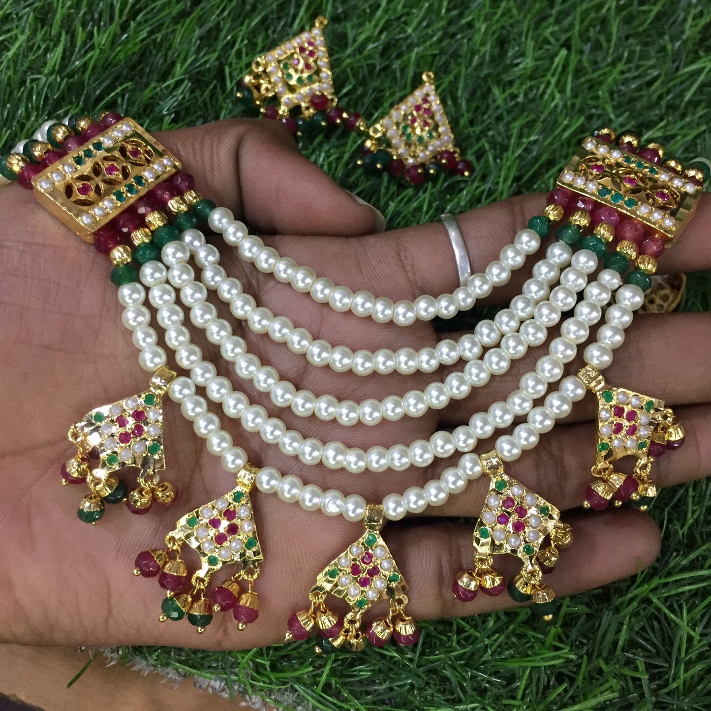 Jadau necklace set 3334