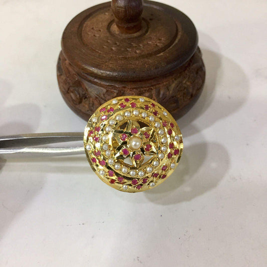 Jadau Rings 655526 - Vijay & Sons