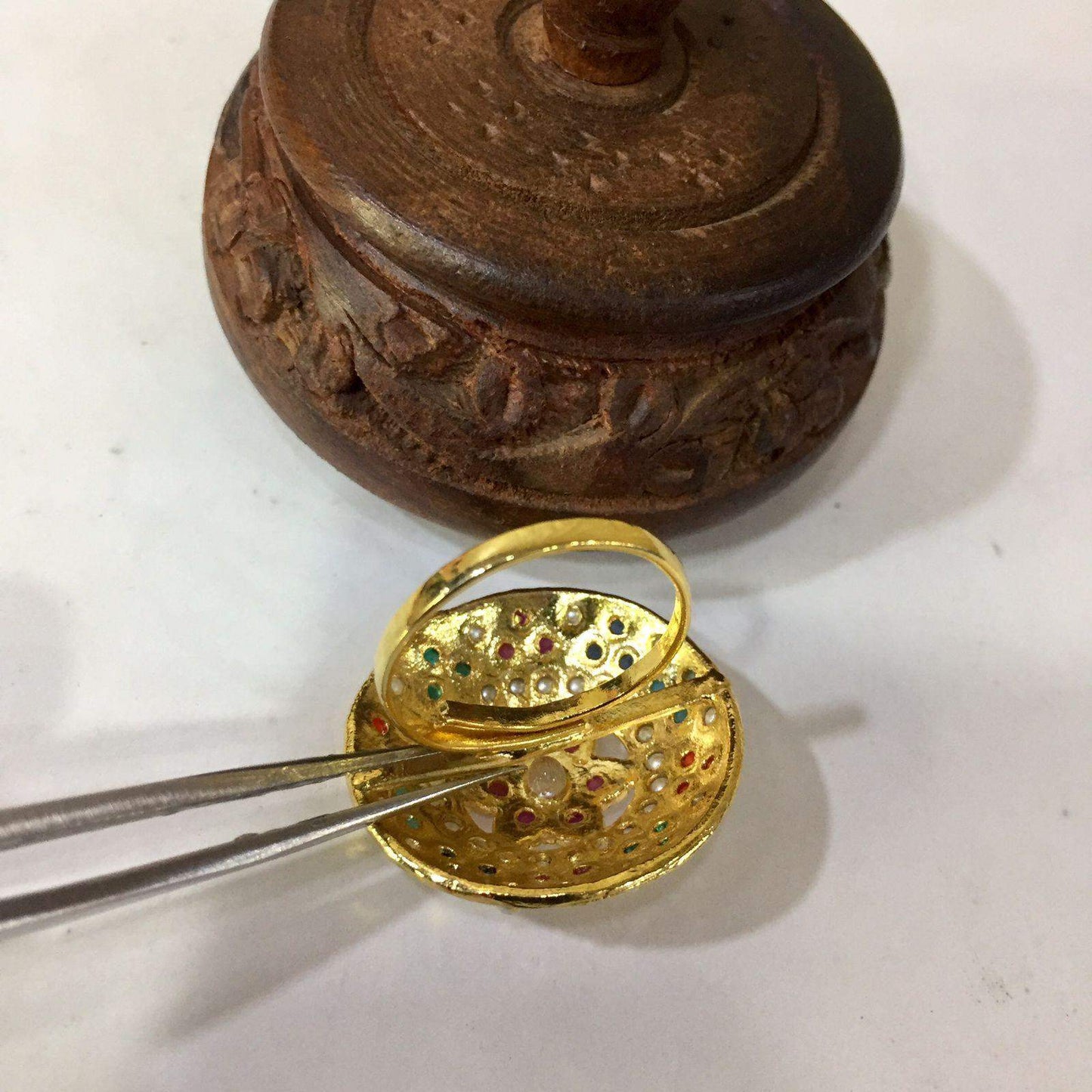 Jadau Rings 562676 - Vijay & Sons