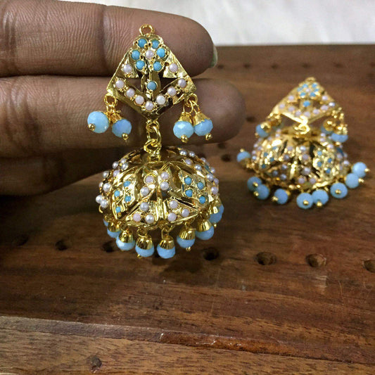 Jadau Jhumka For Women 7656 - Vijay & Sons