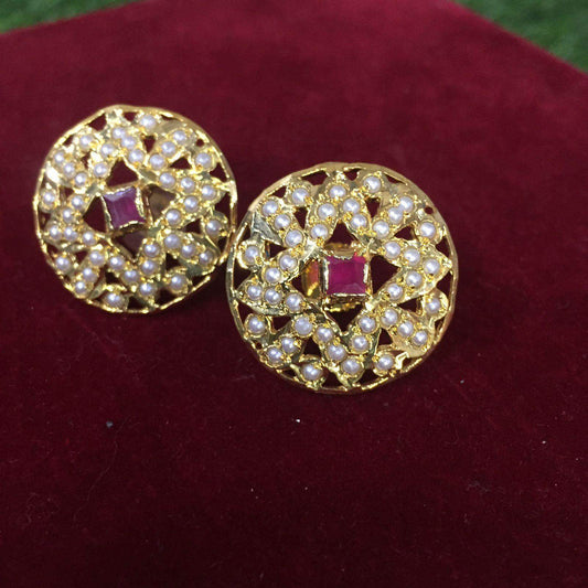 jadau studs 356670 - Vijay & Sons