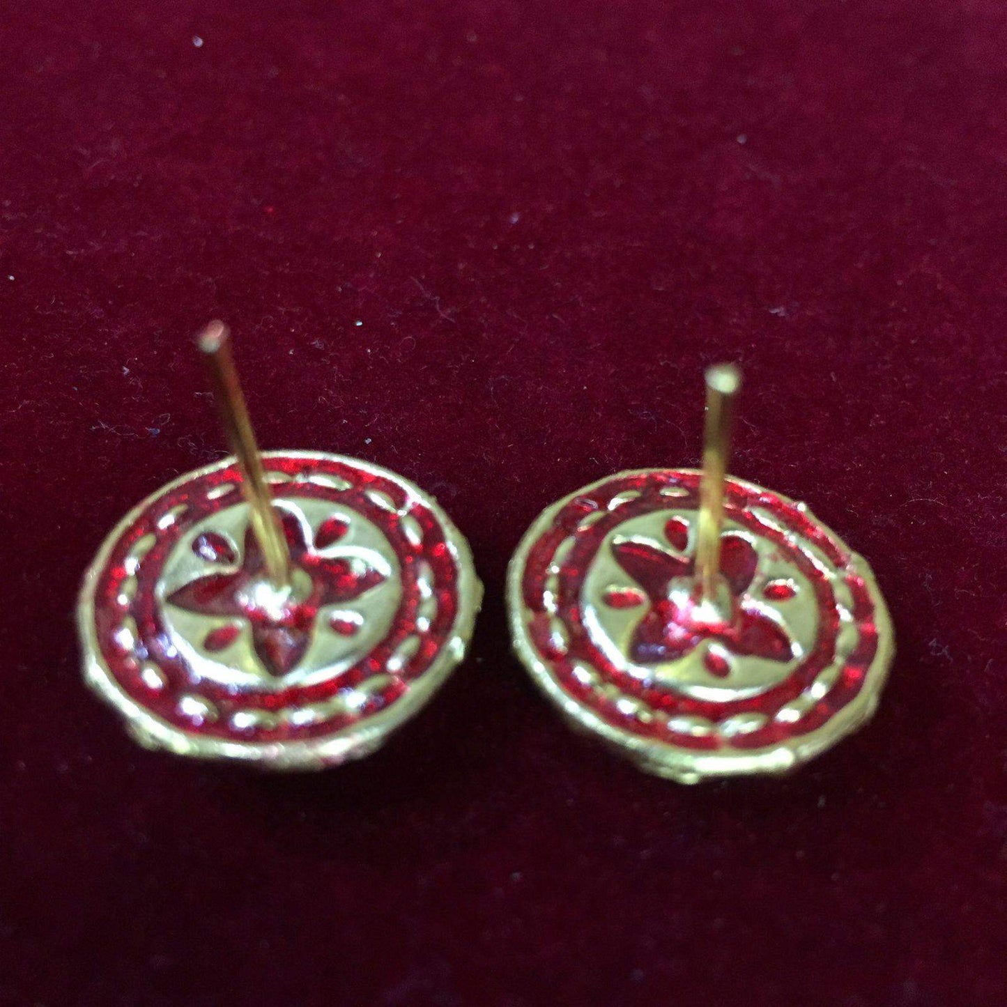 Jadau Studs 1038104 - Vijay & Sons