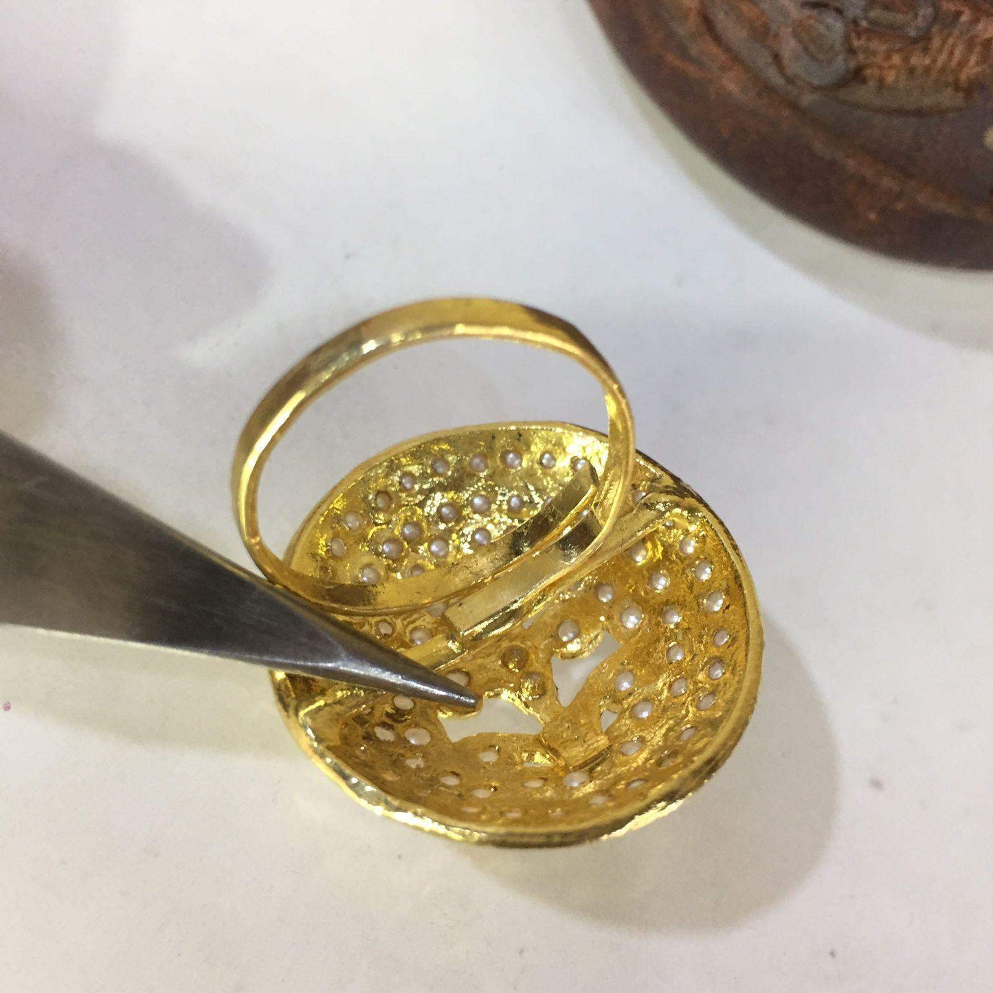 Jadau Rings 343234 - Vijay & Sons
