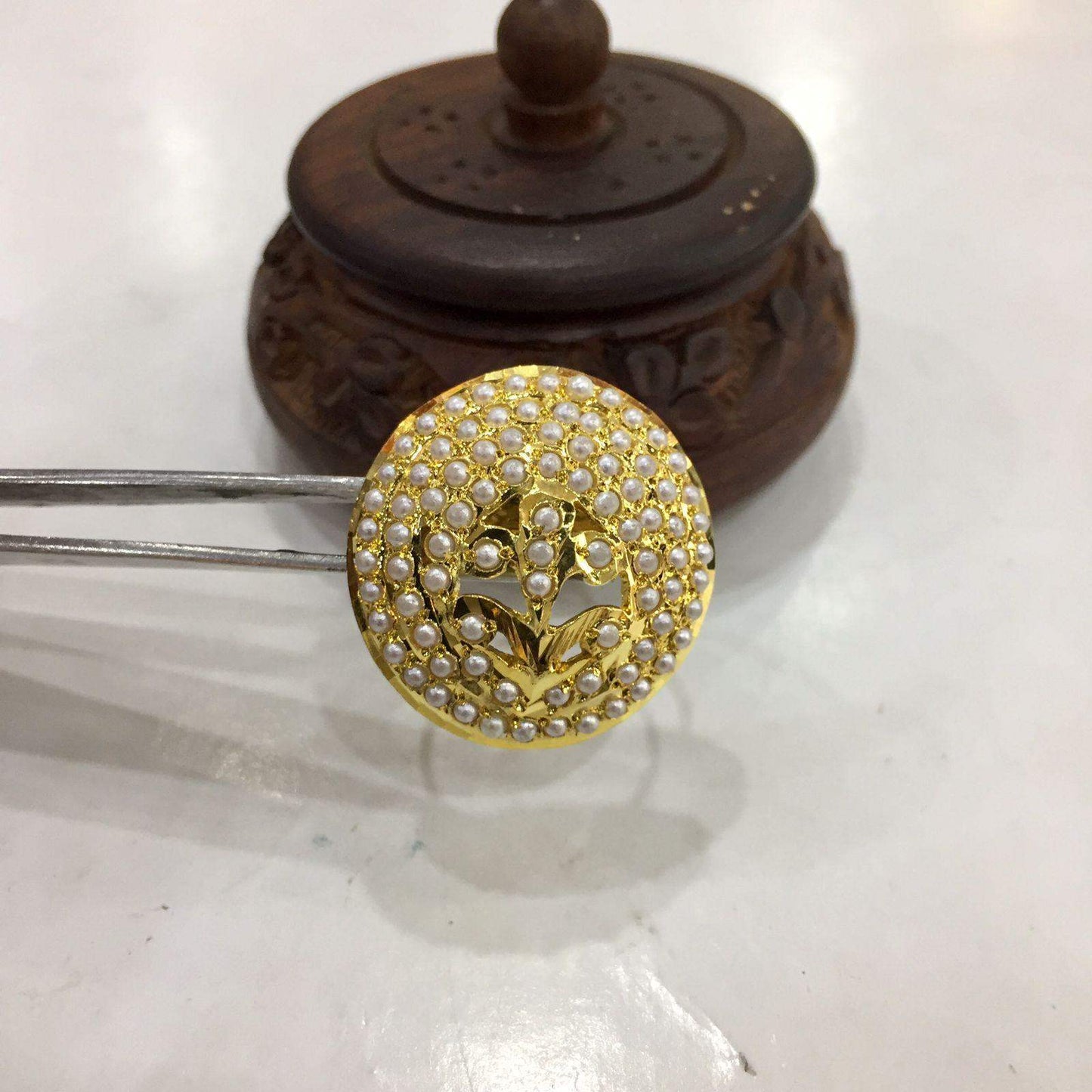 Jadau Rings 343234 - Vijay & Sons
