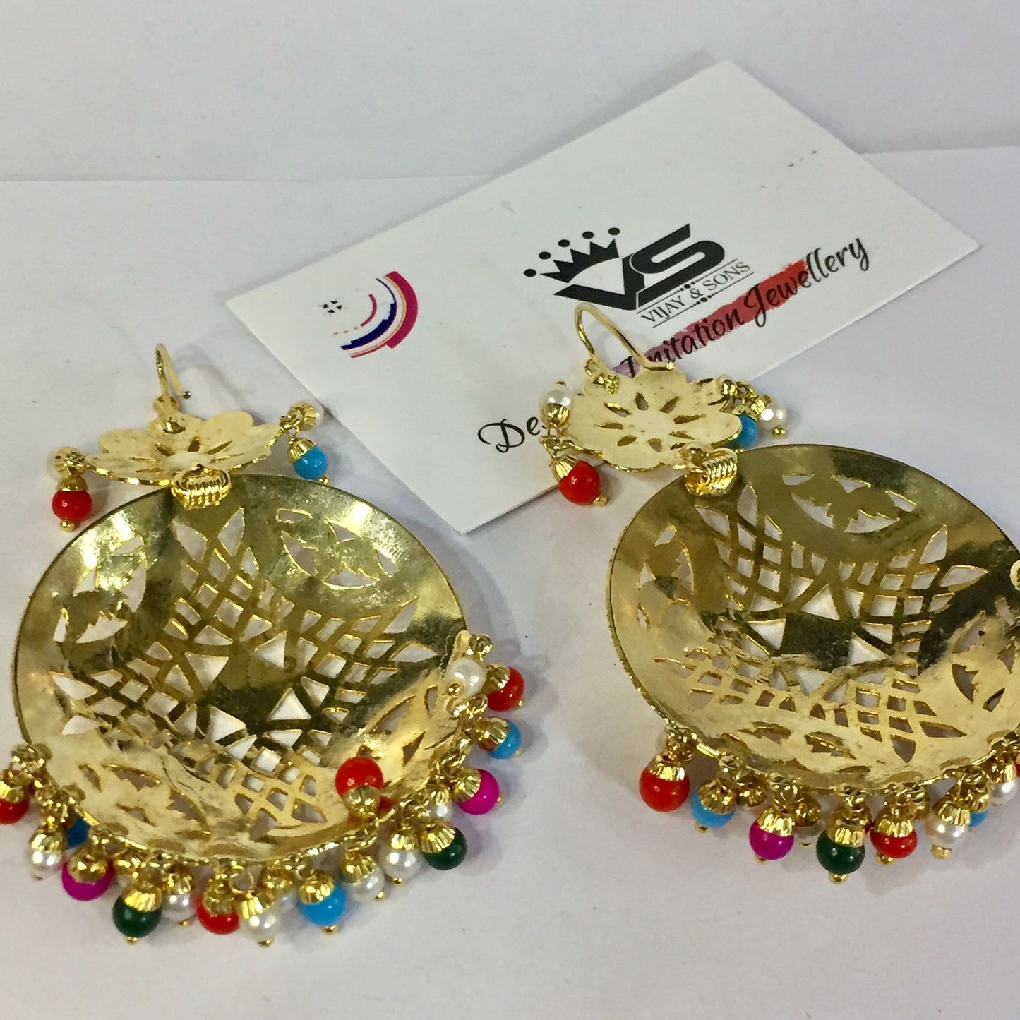Jadau earrings 491749