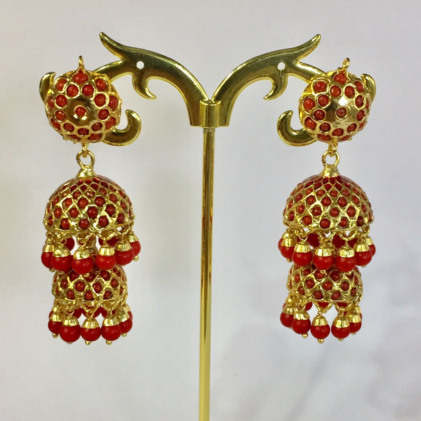 Jadau earrings 987535