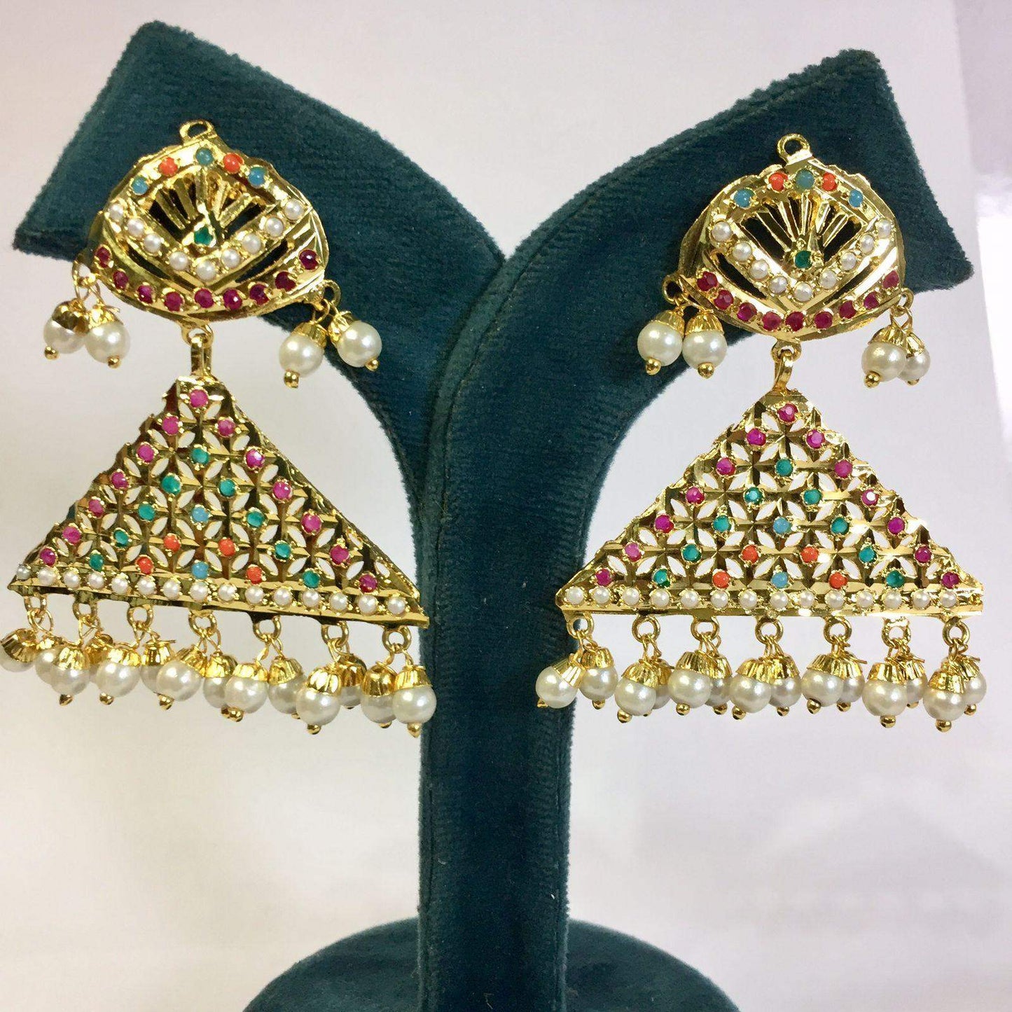 Jadau Earrings 564786 - Vijay & Sons