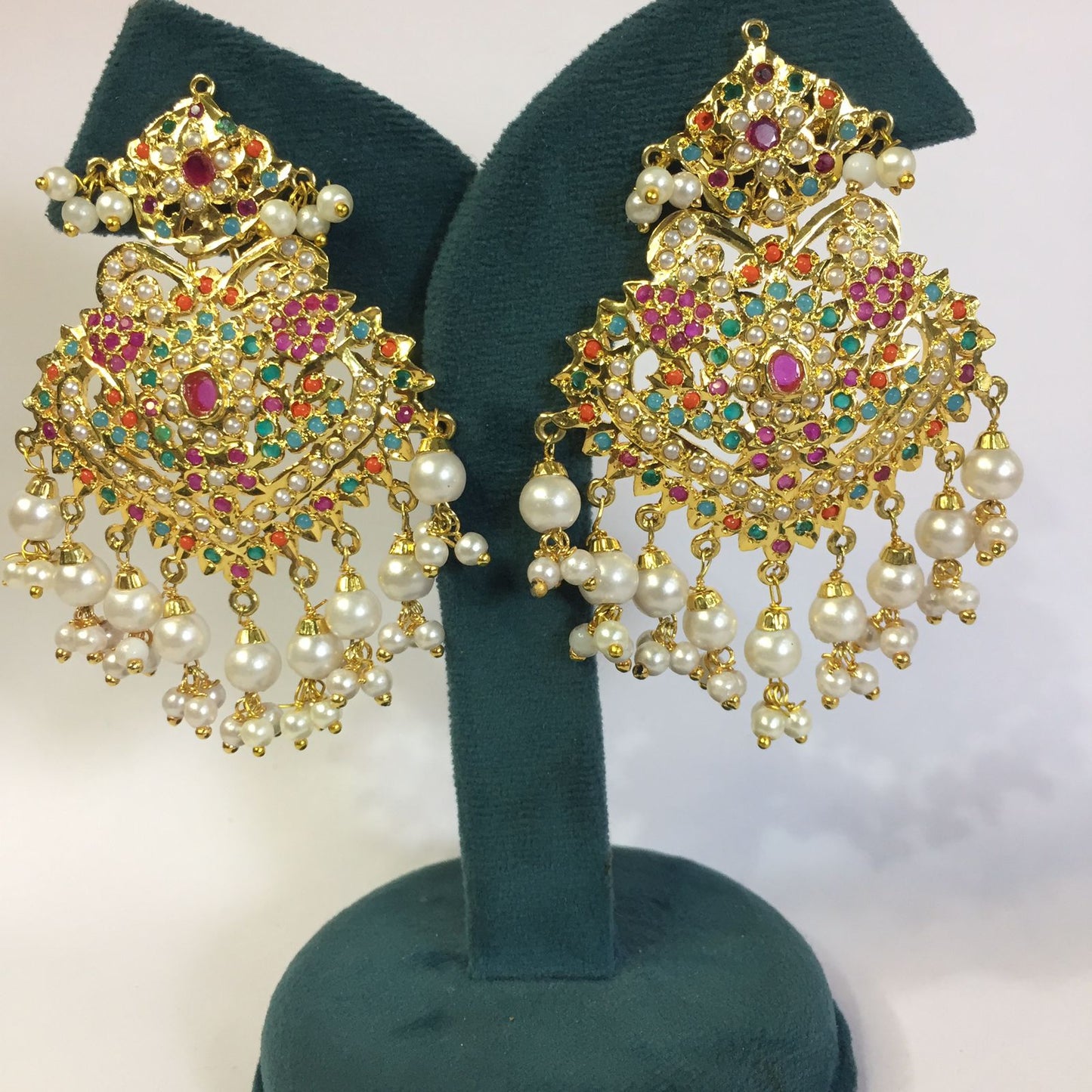 Jadau Long Earrings 24544