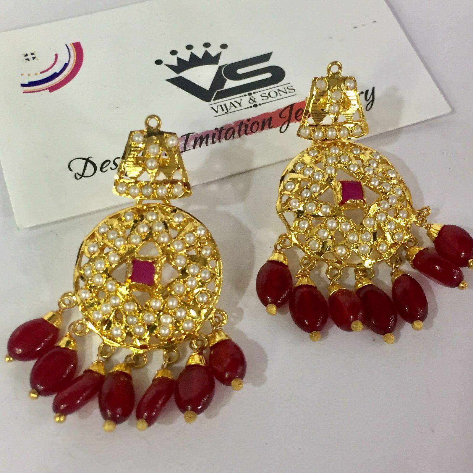 Jadau Earrings 564790 - Vijay & Sons