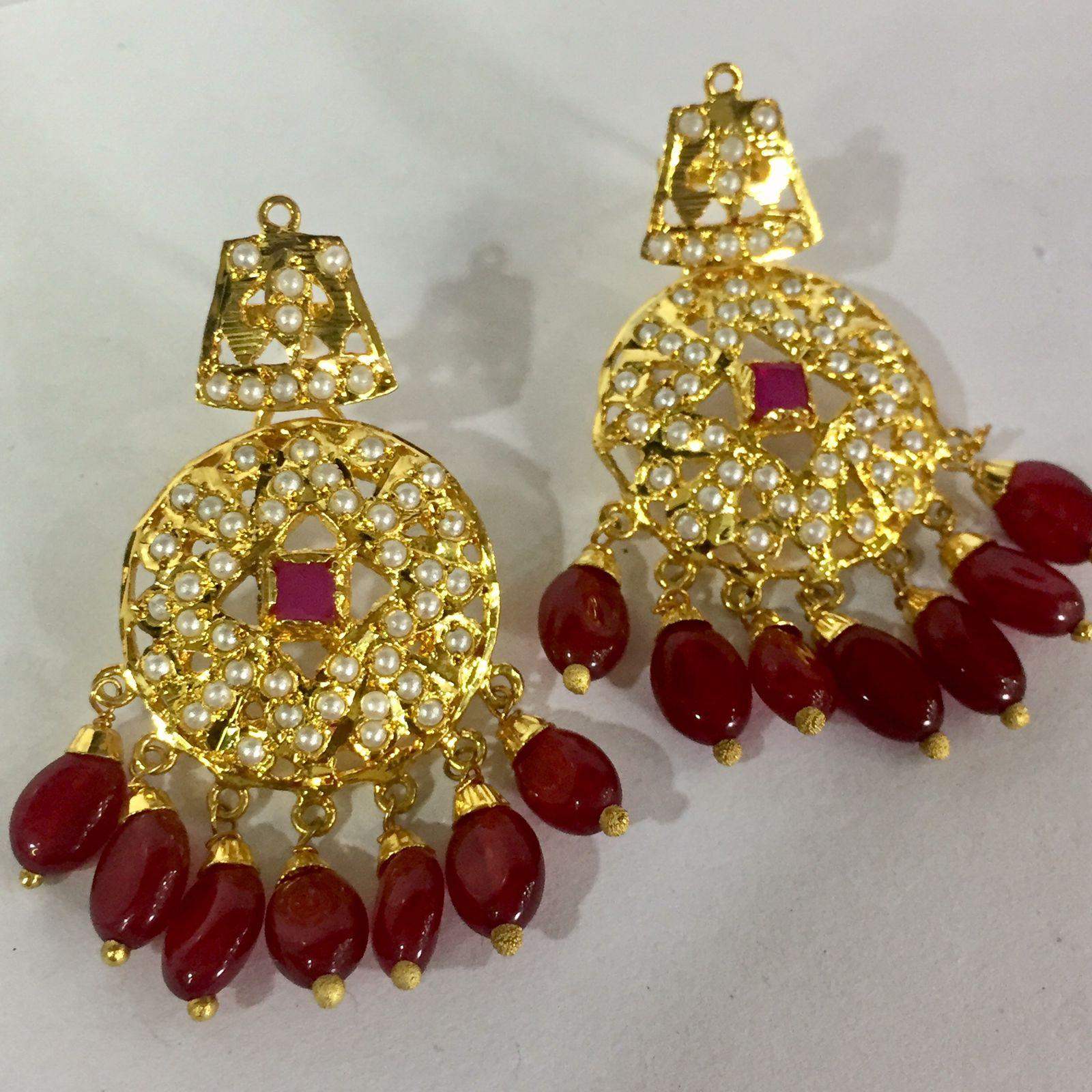 Jadau Earrings 564790 - Vijay & Sons
