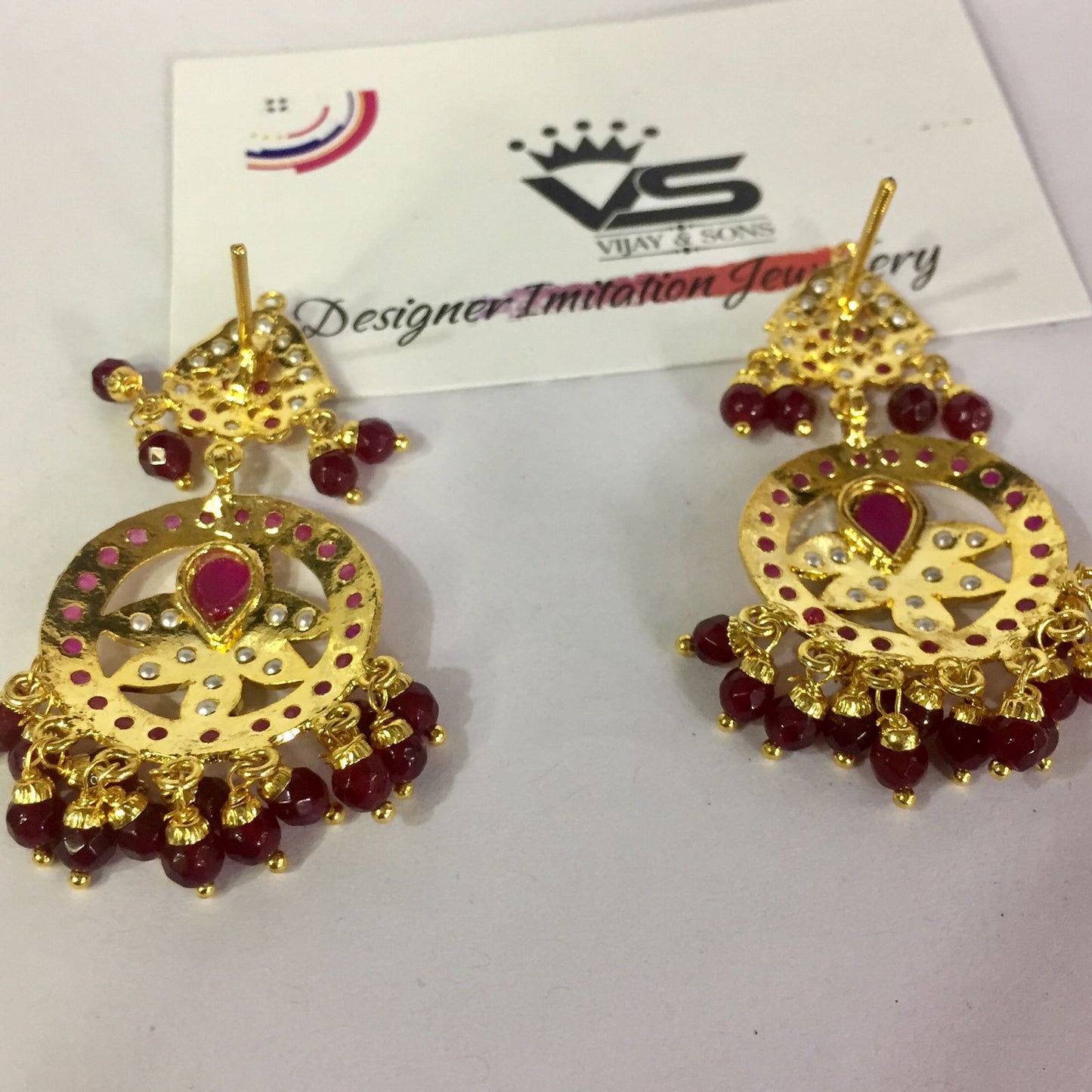 Jadau Earrings 464356