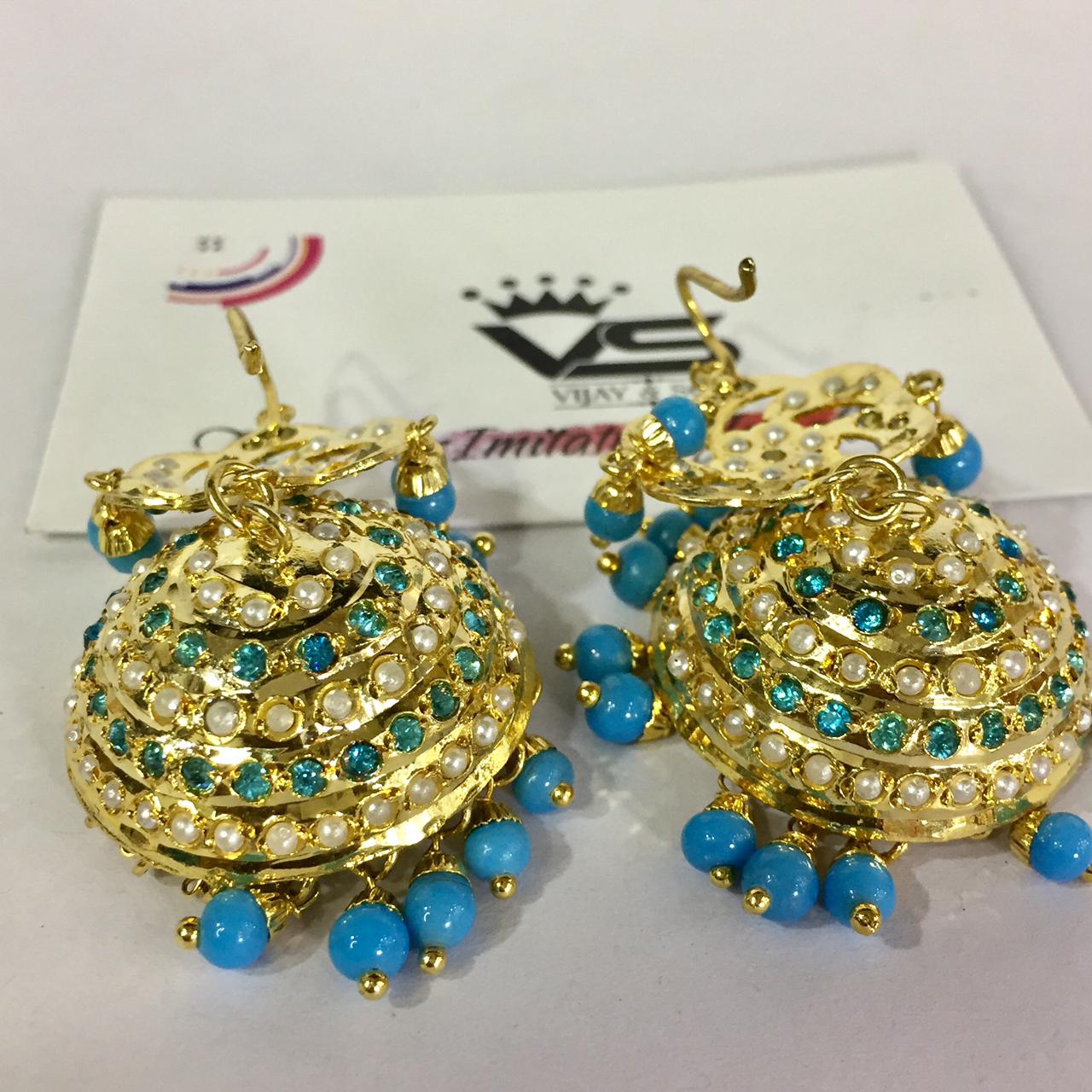 Jadau Earrings 55385