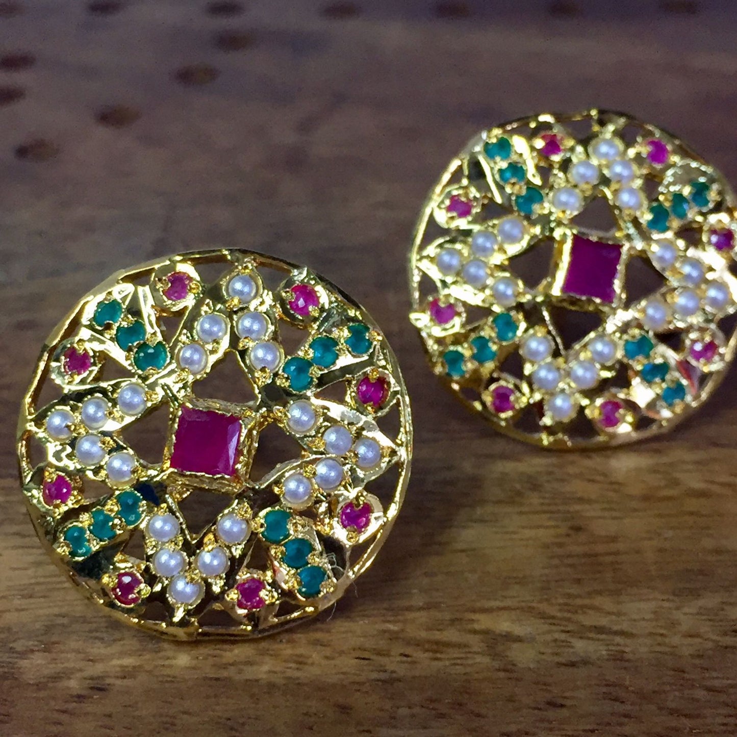 Jadau earrings 23234