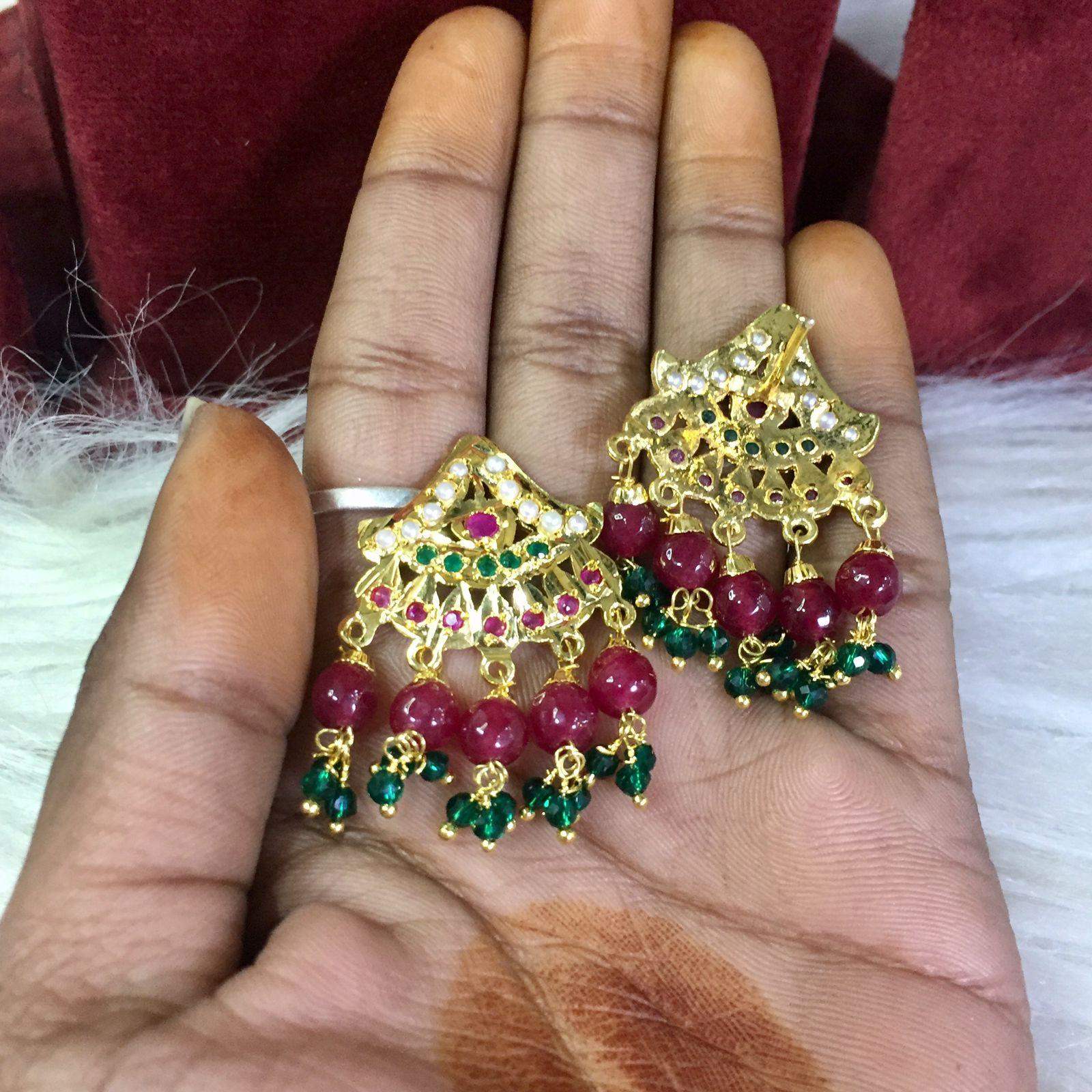 Jadau Necklace set 294719 - Vijay & Sons
