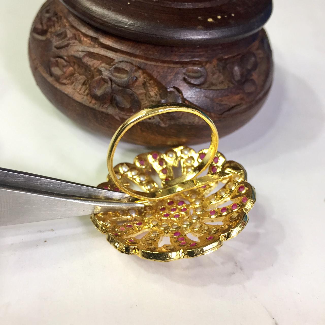 Jadau Ring adjustable size 294619