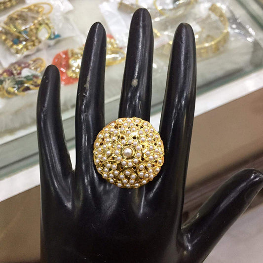 Jadau Ring 294628 - Vijay & Sons