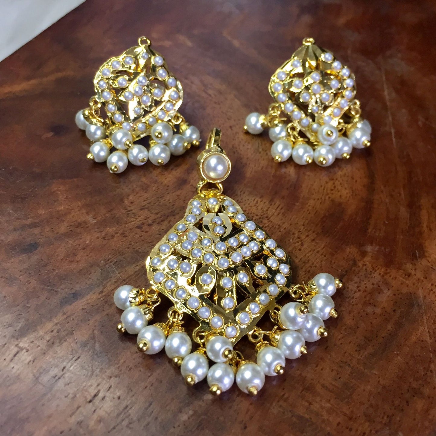 Pearl Pendant Set 456654