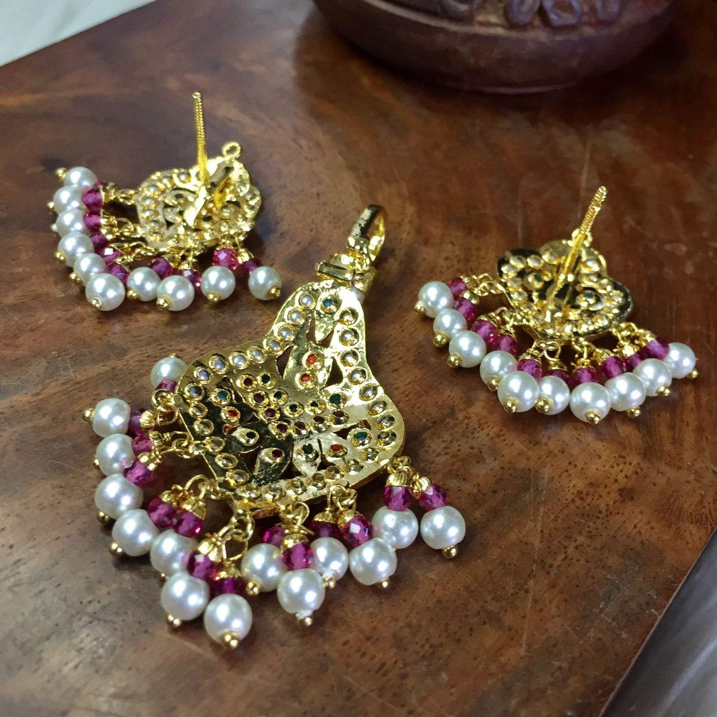 Jadau pendant set 785935