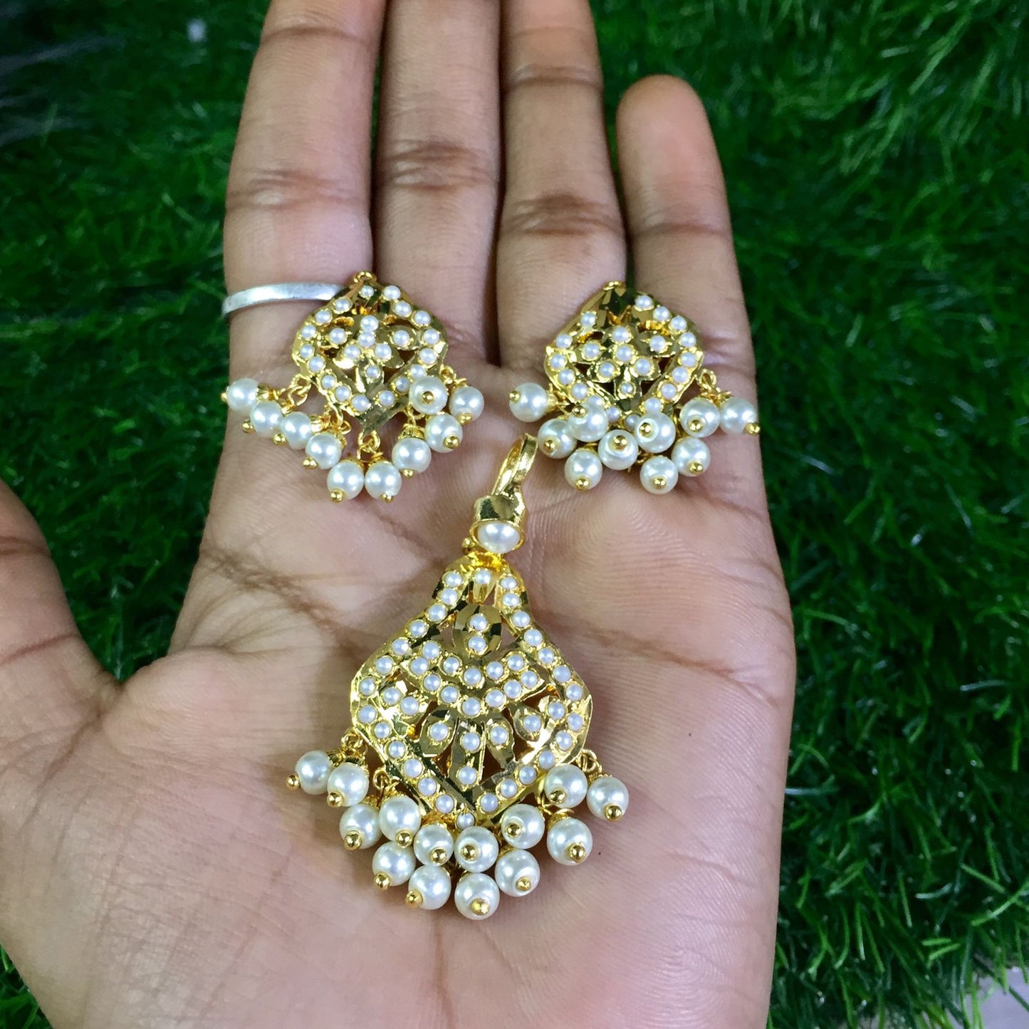 Pearl Pendant Set 456654