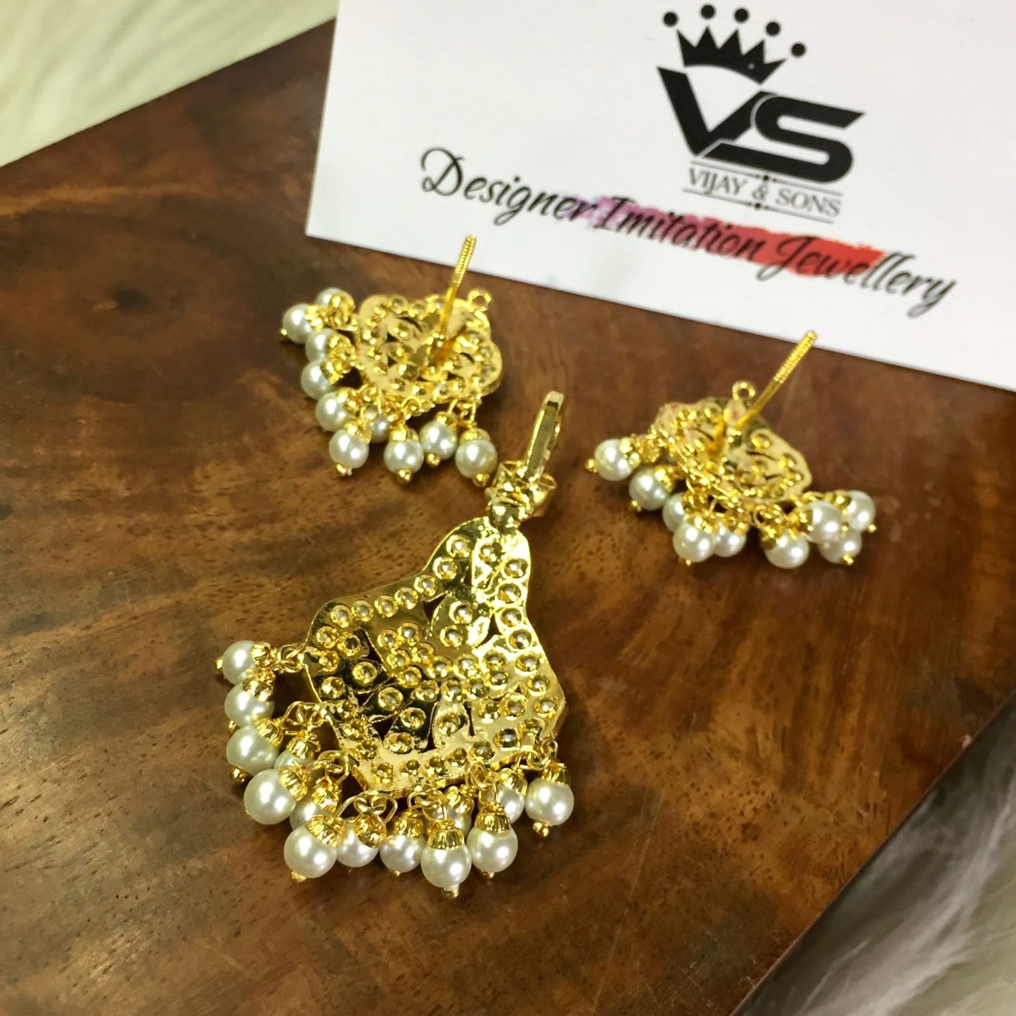 Pearl Pendant Set 456654