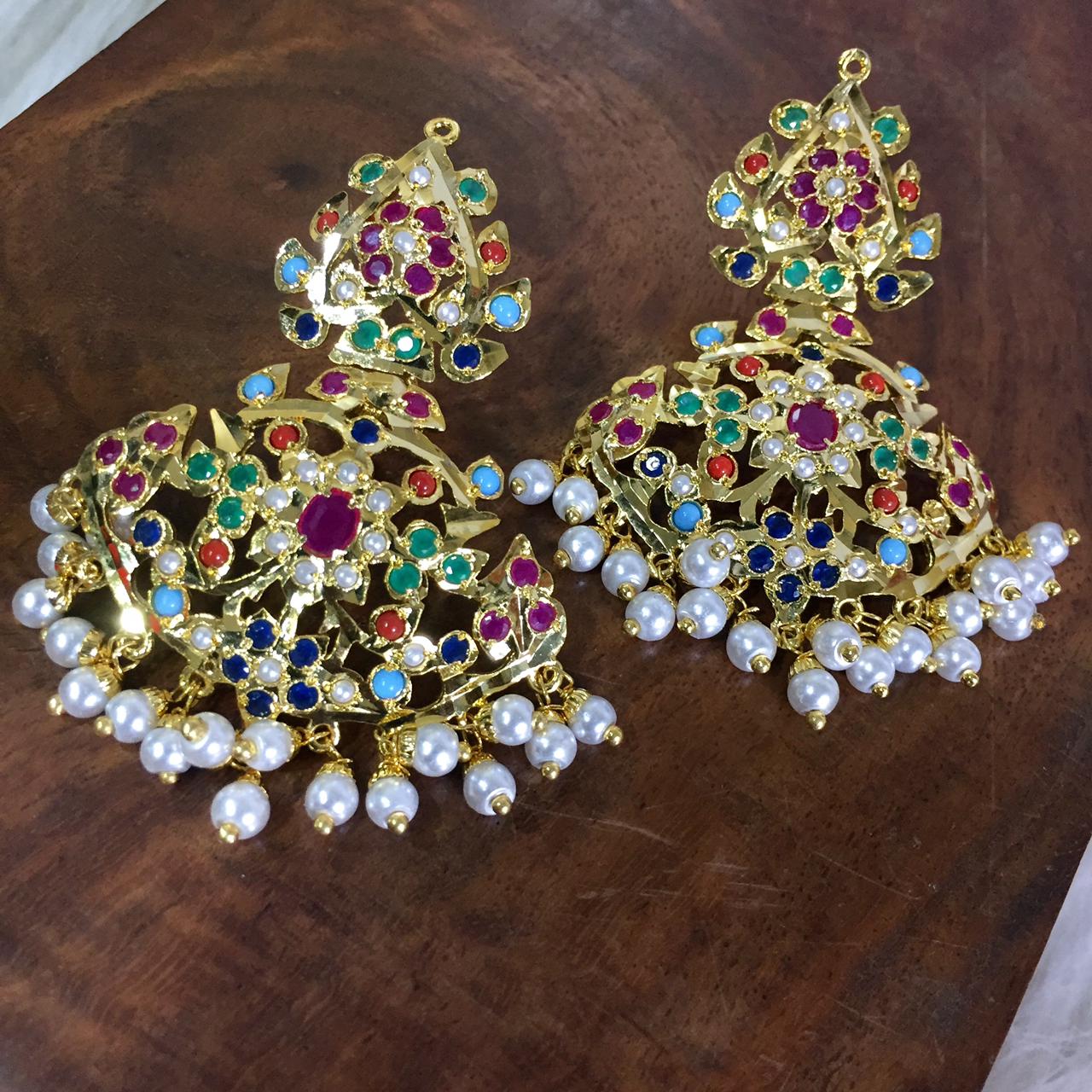 Jadau Earrings 58754